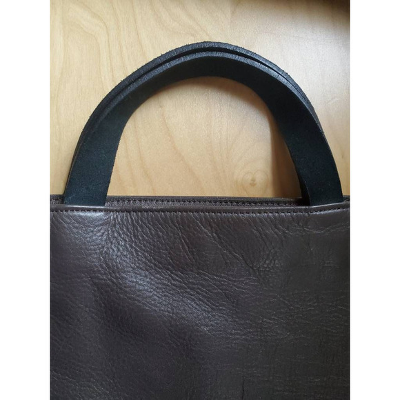 Accessories De Mademoiselle A.D.M.J. Black Leather Messenger Bag Japan - Picture 7 of 11